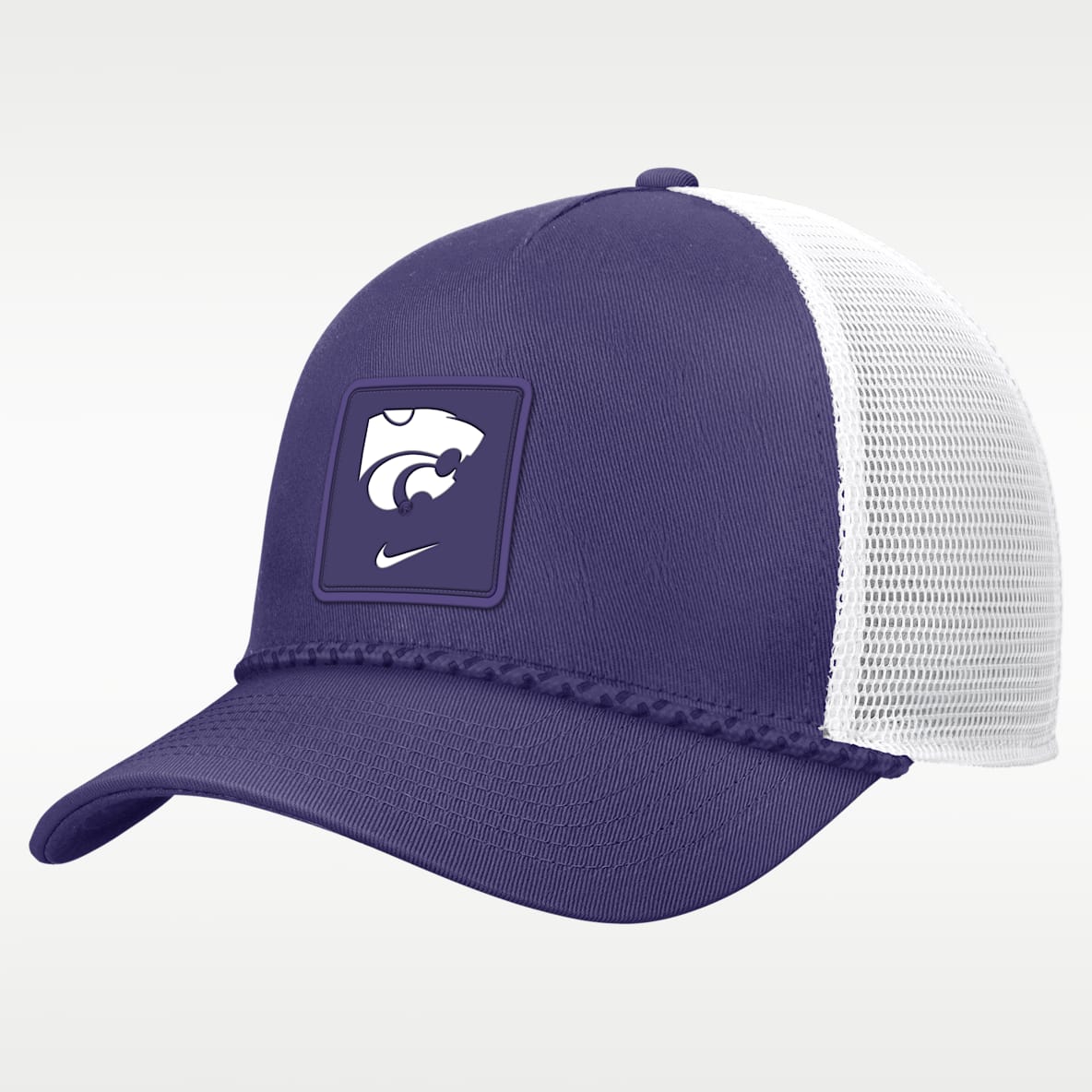 Kansas State Sideline Rope Men's Nike College Trucker Adjustable Hat