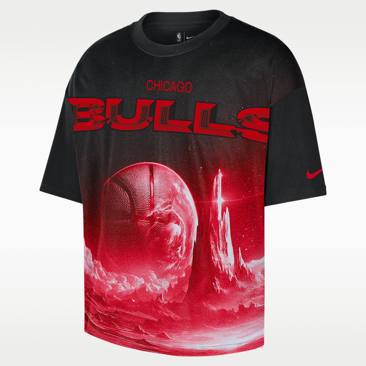 Chicago Bulls Courtside Men's Nike NBA Boxy T-Shirt