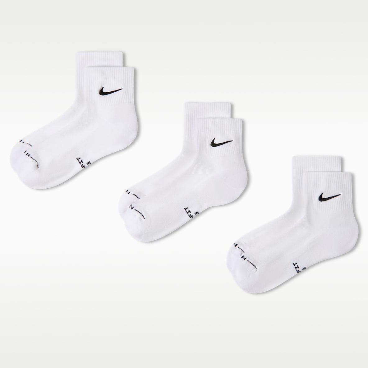Nike Everyday Elevated Ankle Socks (3 Pairs)