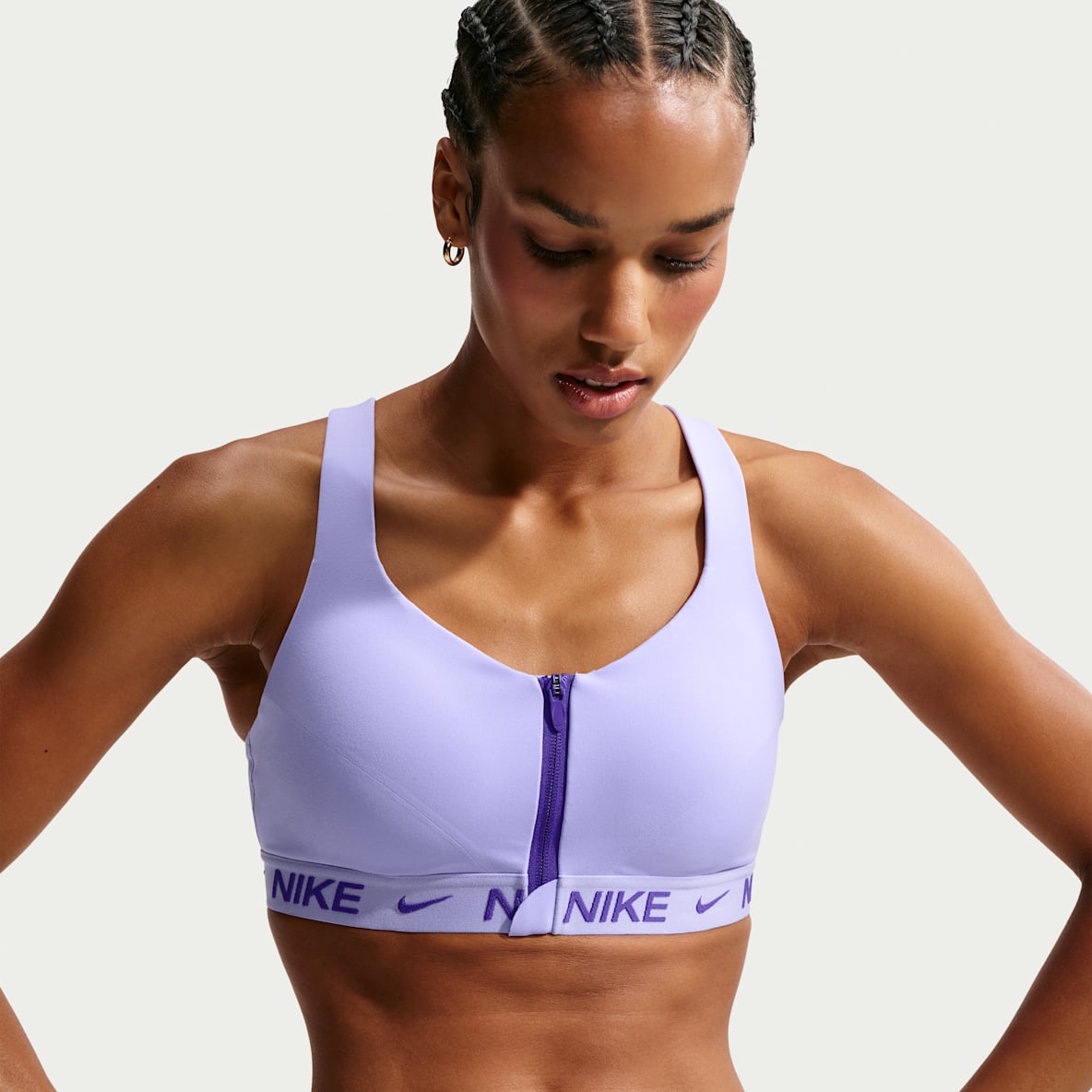 Nike Indy High Support Women's Padded Front-Zip Sports Bra