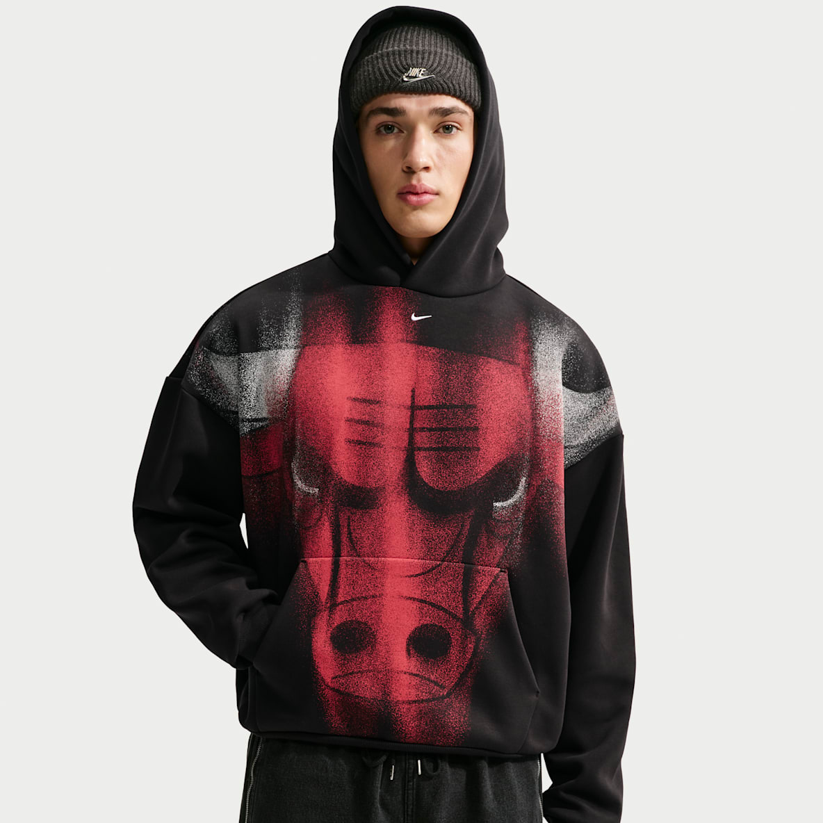 Chicago Bulls Standard Issue Men's Fleece Basketball Hoodie