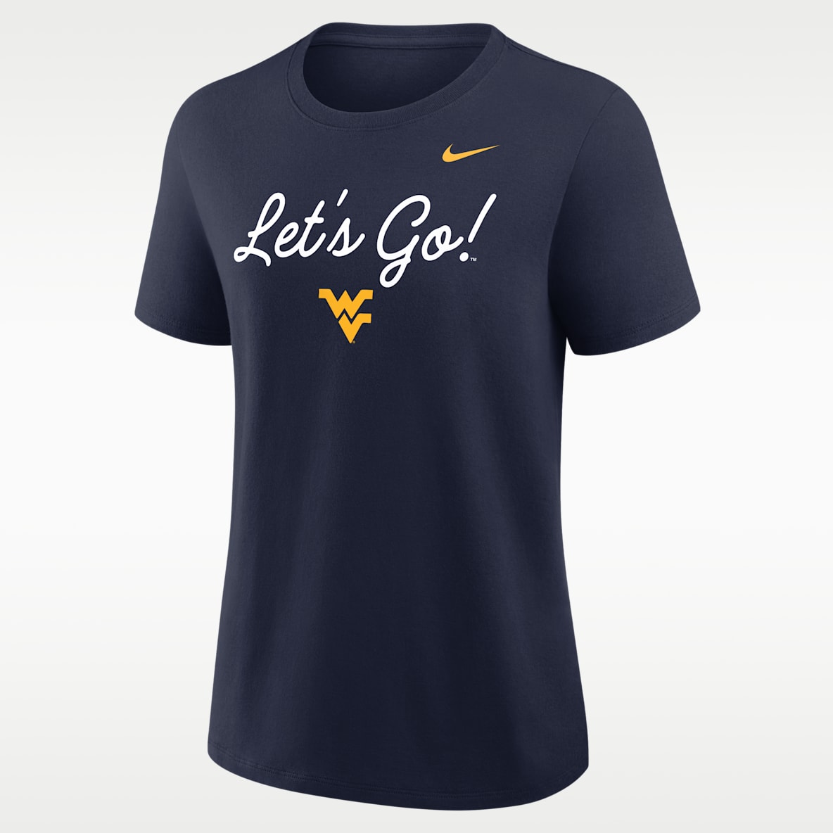 West Virginia Script Mantra Logo Women's Nike College T-Shirt