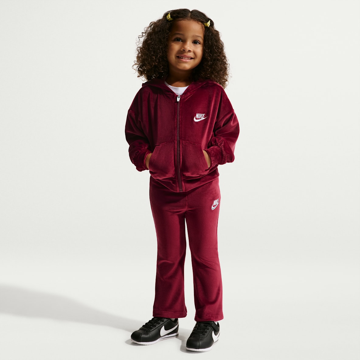 Nike Toddler 2-Piece Velour Flared Leggings Set