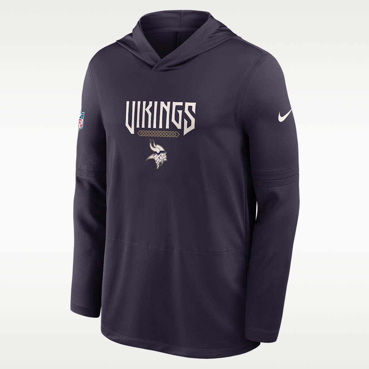 Minnesota Vikings Rivalries Collection Sideline Men's Nike Dri-FIT NFL Long-Sleeve Hooded Top