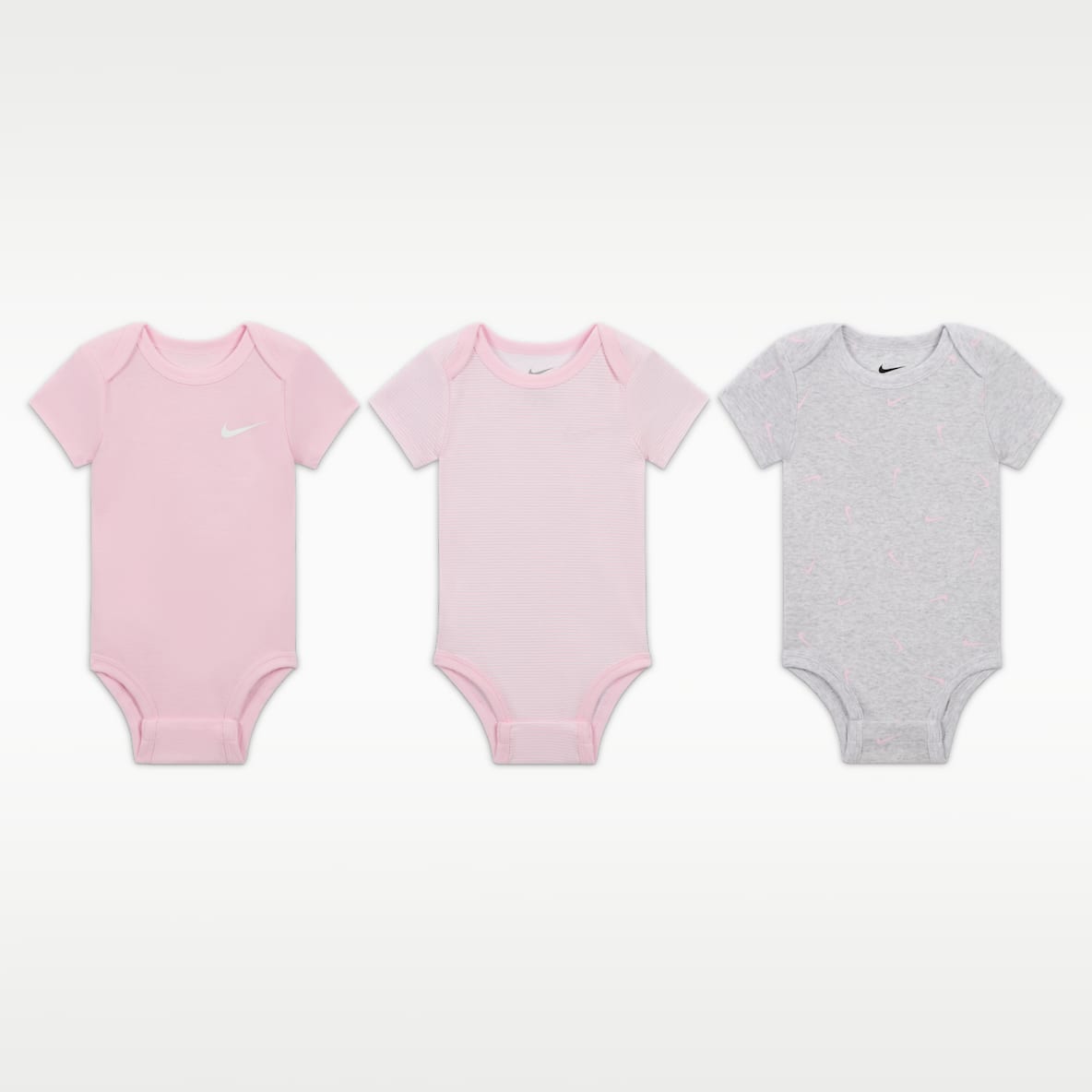 Nike E1D1 Baby Mix and Match Bodysuits (3-Pack)