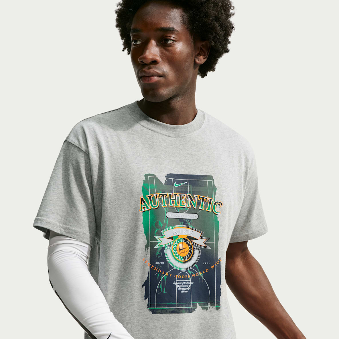 Nike Basket-T-skjorte til herre