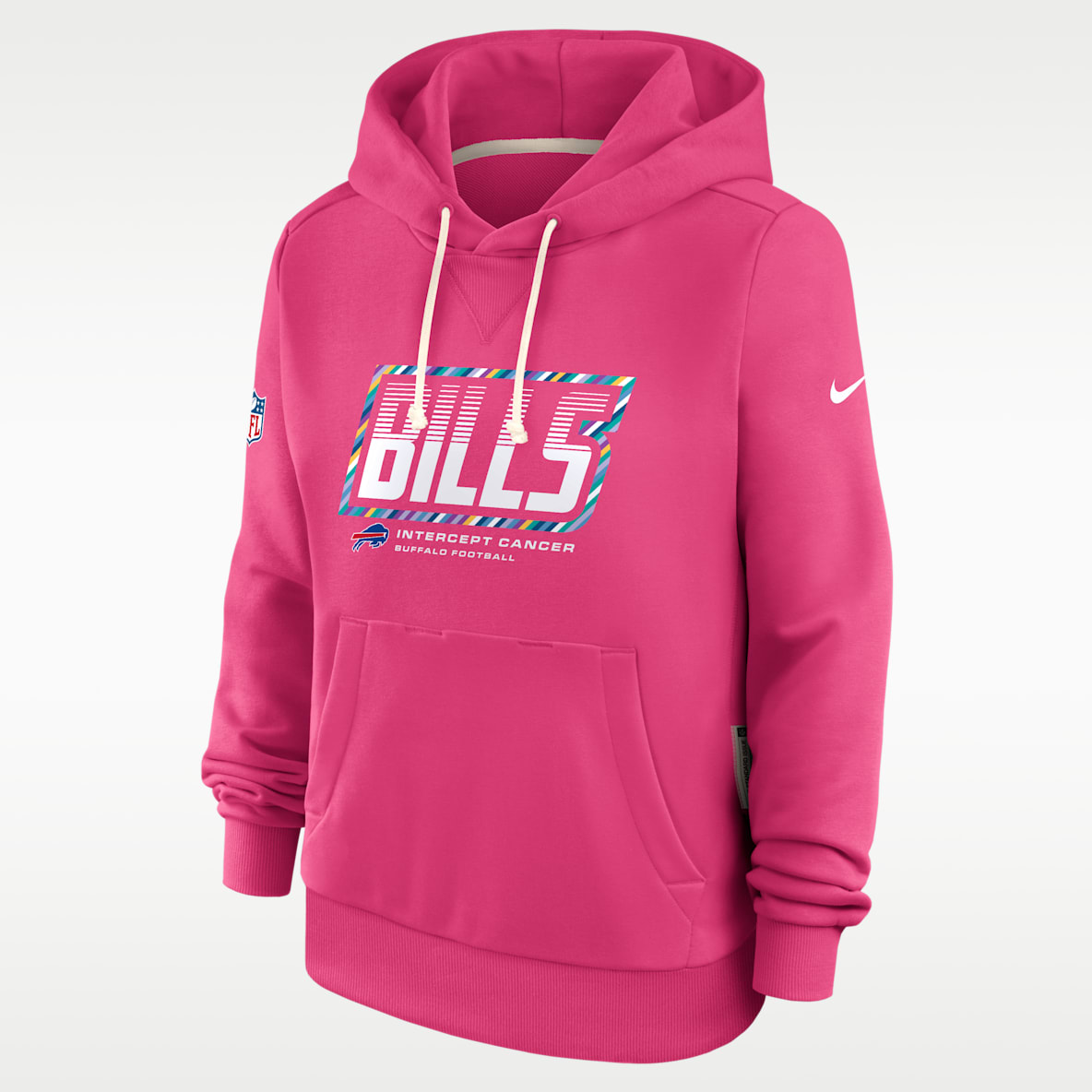 Buffalo Bills Crucial Catch Standard Issue Women's Nike Dri-FIT NFL Pullover Hoodie