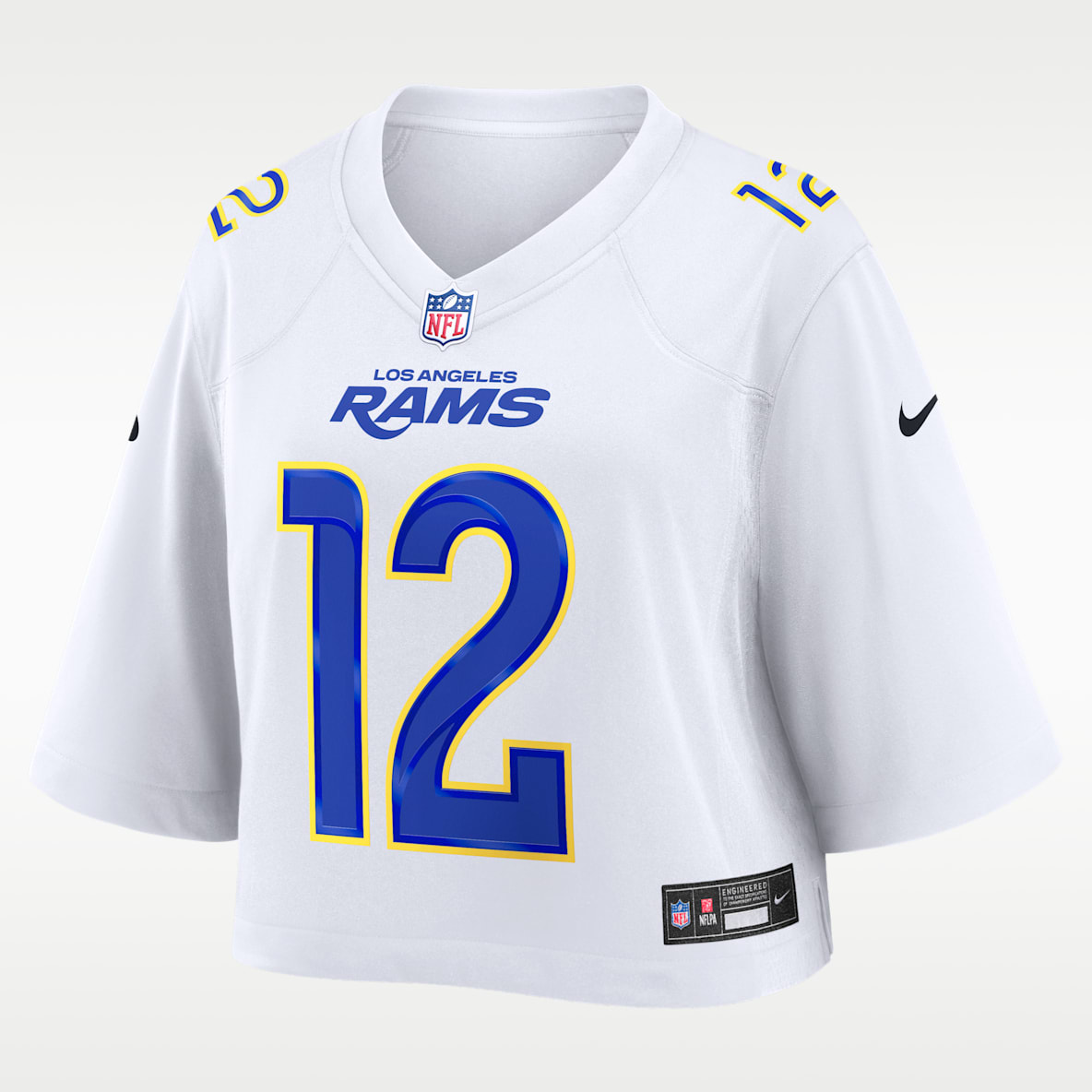 Puka Nacua Los Angeles Rams Women's Nike NFL Cropped Tundra Game Jersey