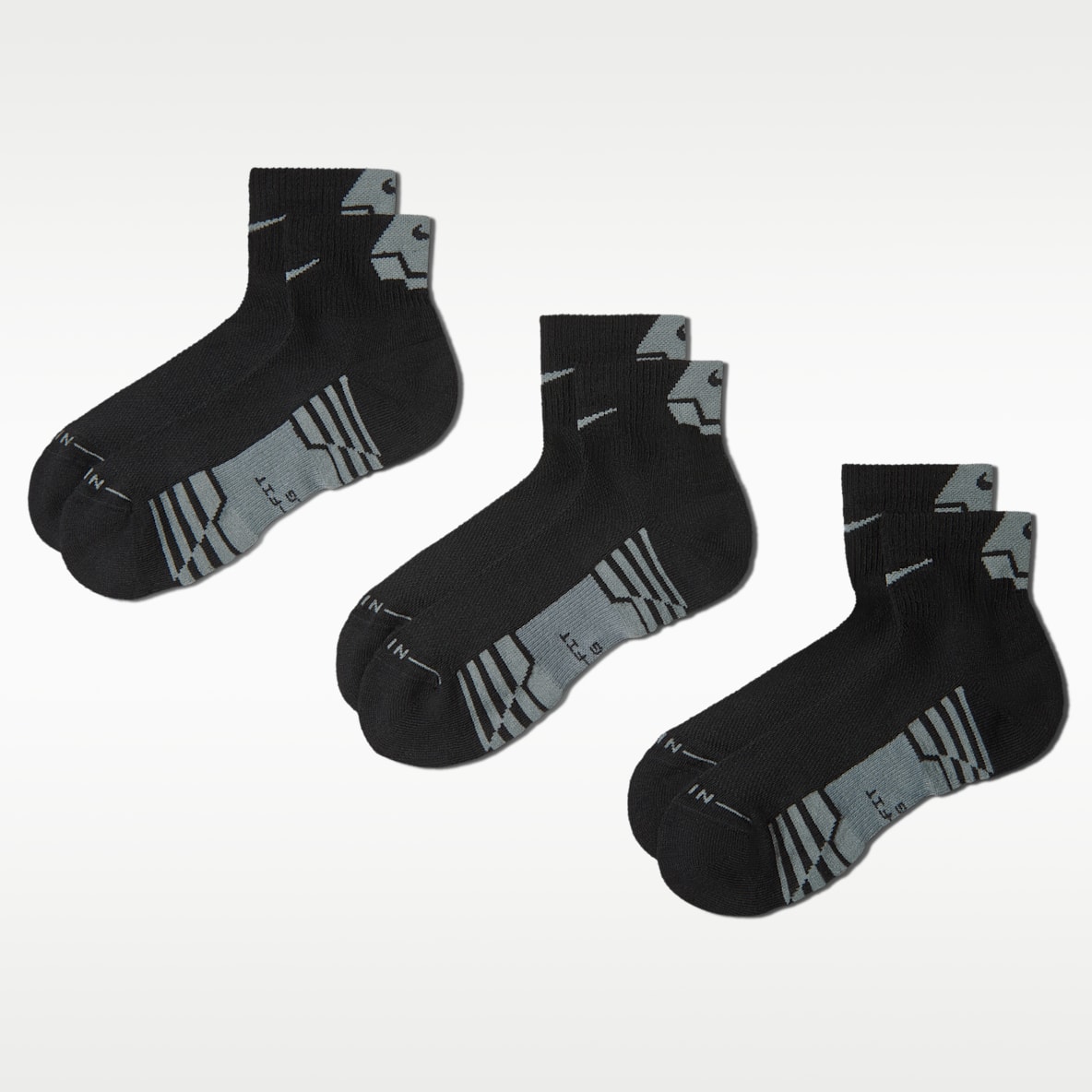 Nike Everyday Elevated Sport Ankle Socks (3 Pairs)