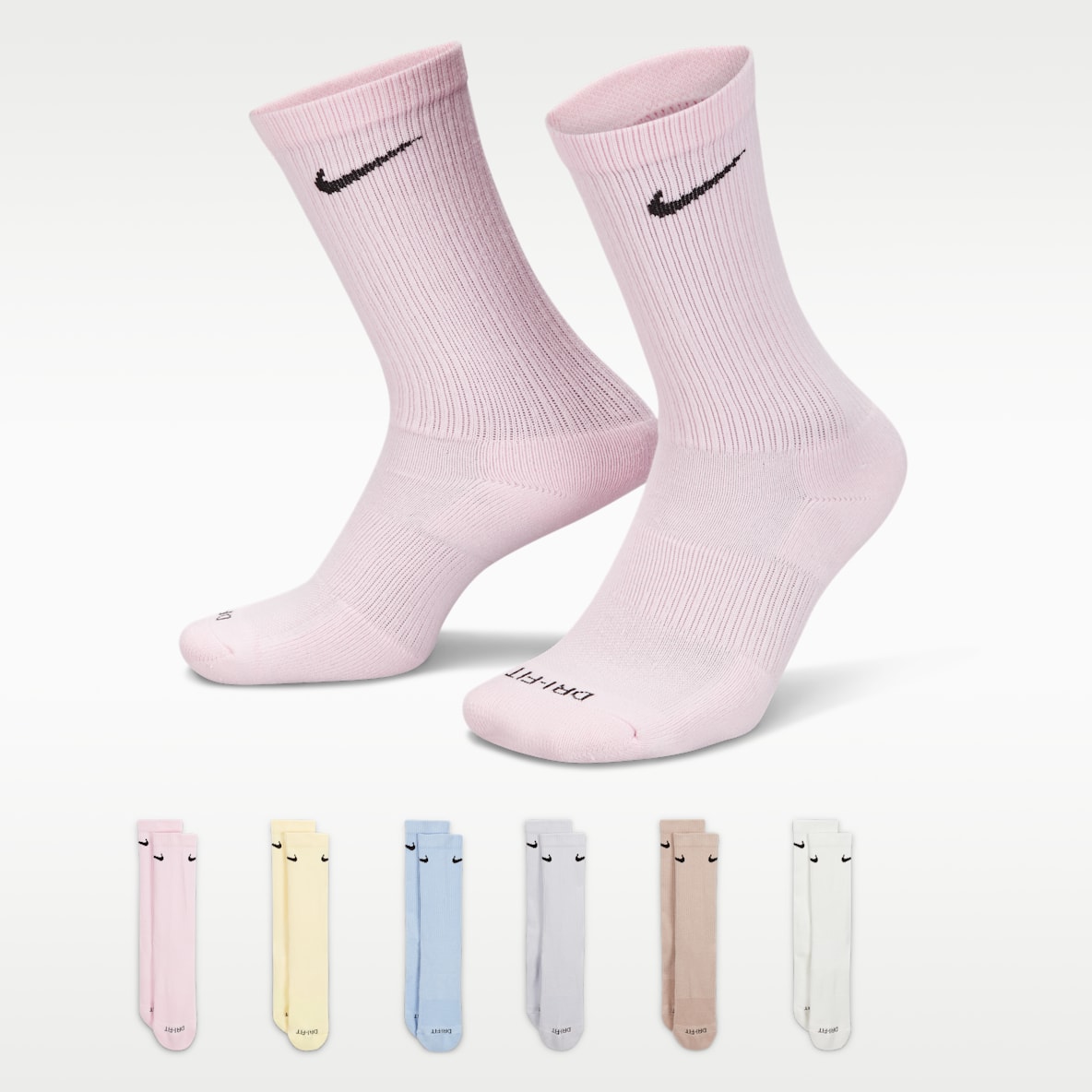 Nike Everyday Plus Cushioned Training Crew Socks (6 Pairs)