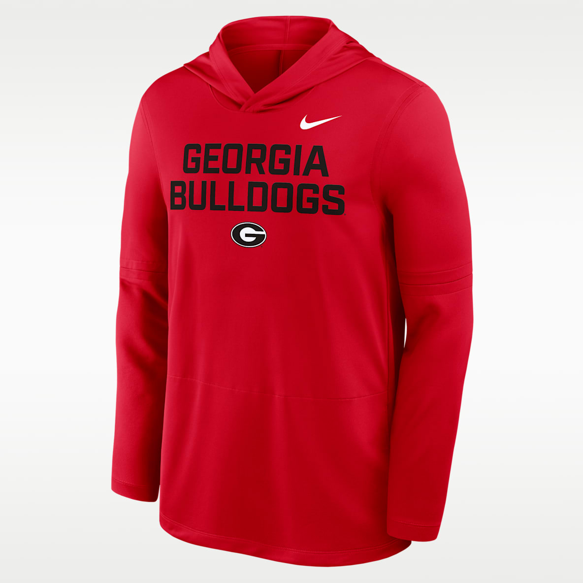 Georgia Sideline Men's Nike Dri-FIT College Long-Sleeve Hooded Top