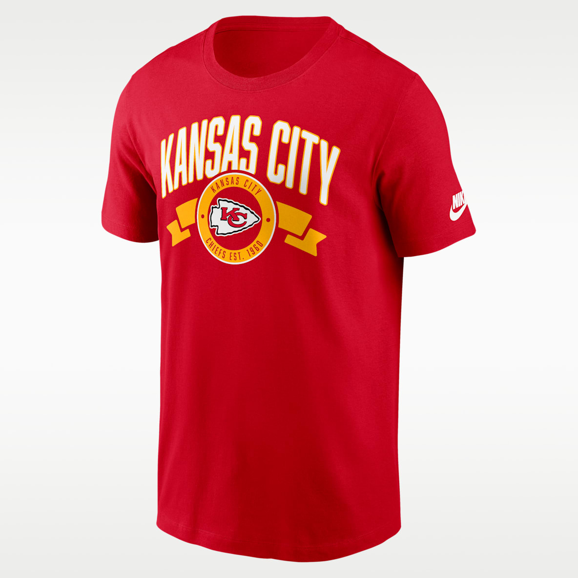 Kansas City Chiefs Rewind Front And Back Hit Essential Men's Nike NFL T-Shirt