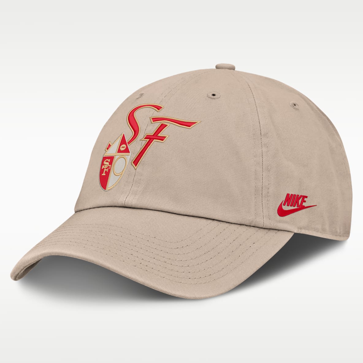 San Francisco 49ers, línea Rewind Club Gorro ajustable Nike de la NFL para hombre