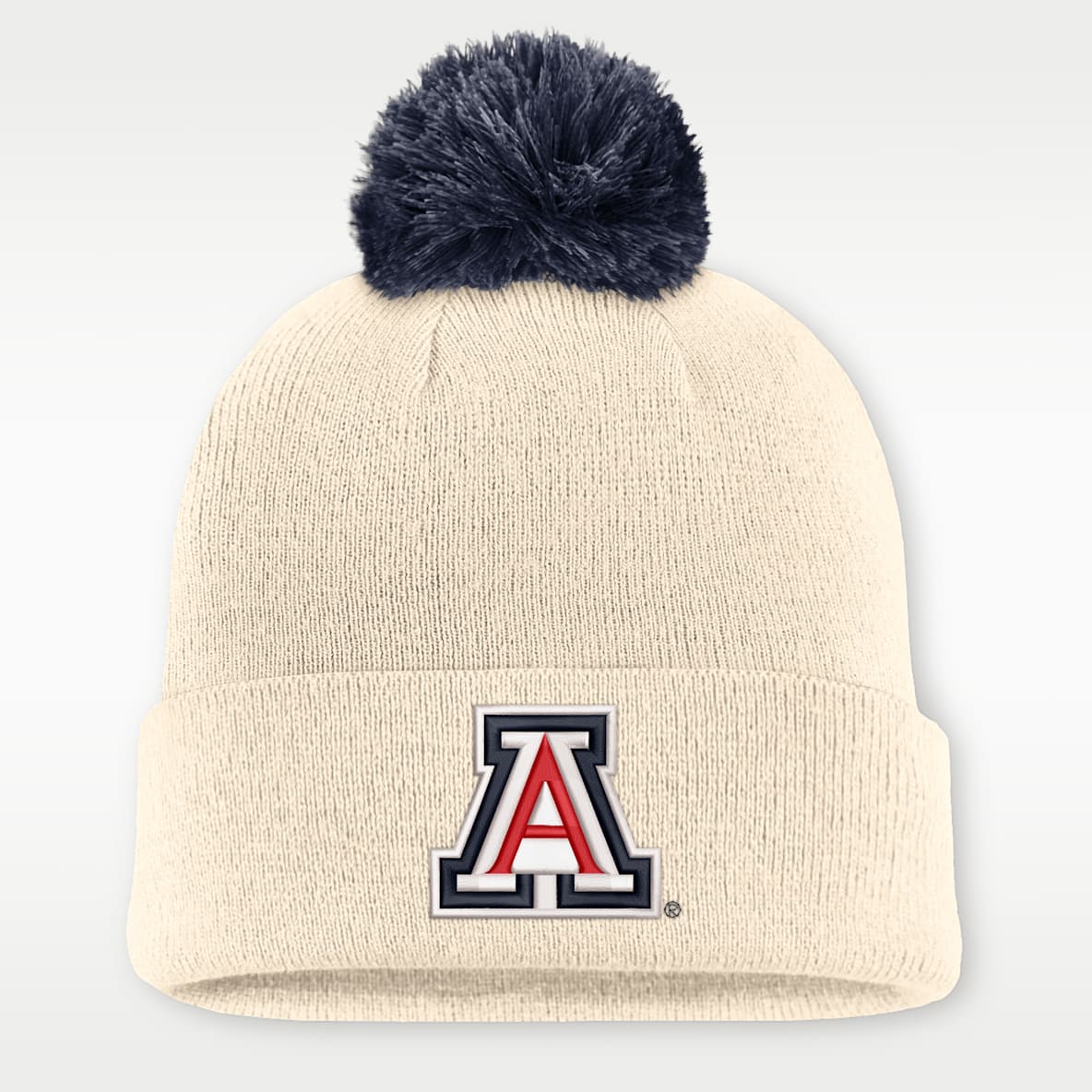Arizona Campus Prep Script Men's Nike College Cuffed Pom Beanie