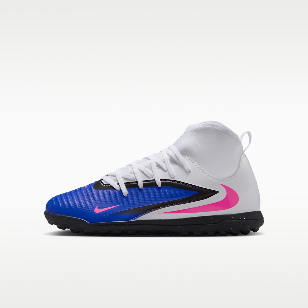 Nike Jr. Phantom 6 High Club Big Kids' Turf Soccer Shoes