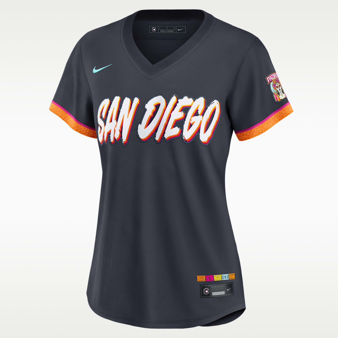 San Diego Padres City Connect Jersey Nike Stadium de la MLB para mujer