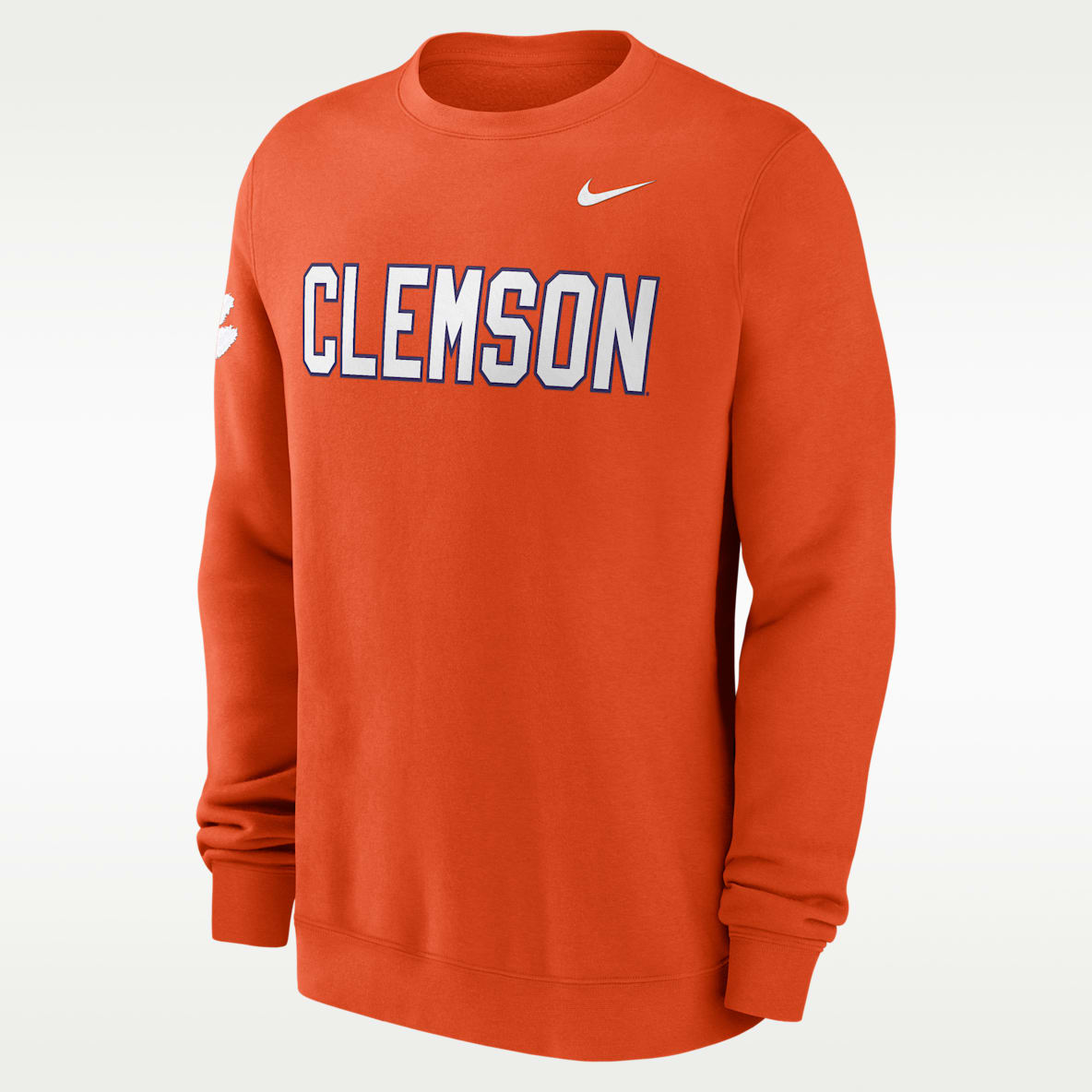 Clemson Sideline Club Men's Nike College Pullover Crew
