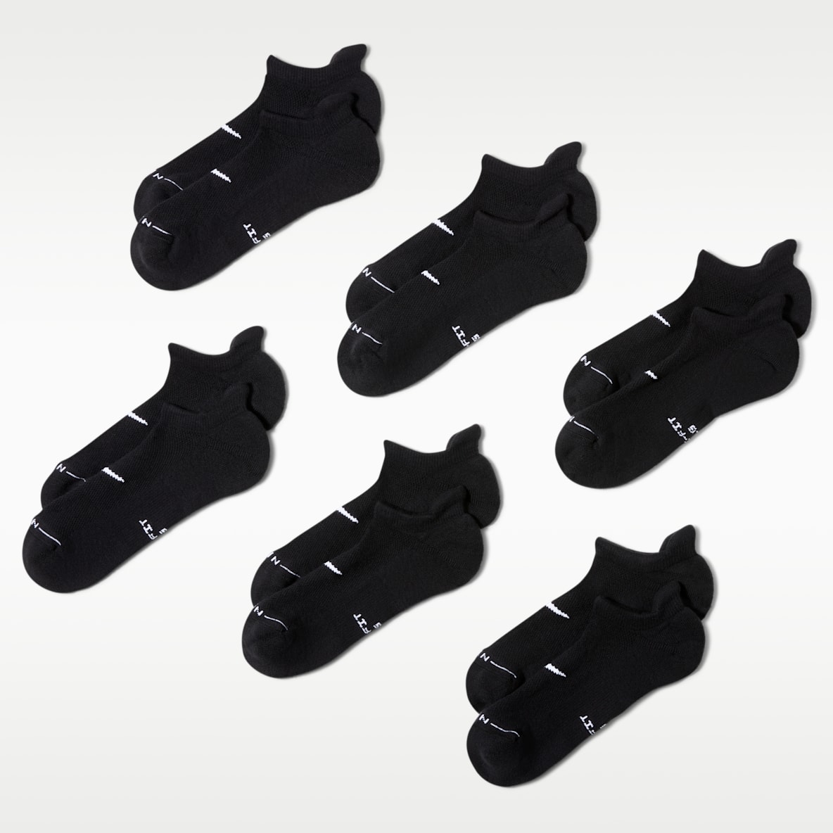 Nike Everyday Elevated No-Show Socks (6 Pairs)