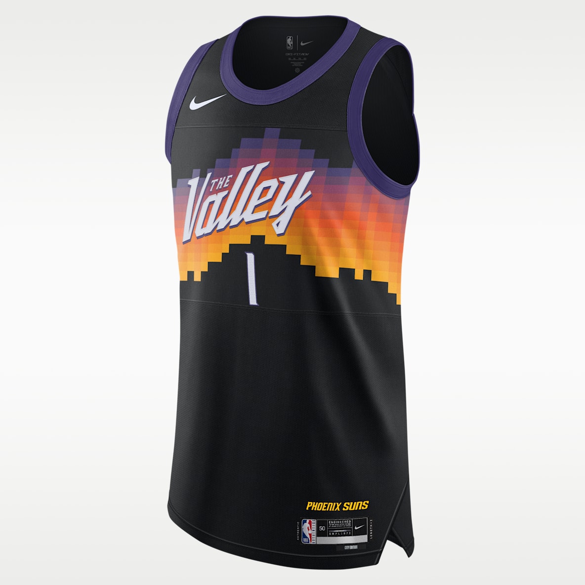 Devin Booker Phoenix Suns City Edition Men's Nike Dri-FIT ADV NBA Authentic Jersey