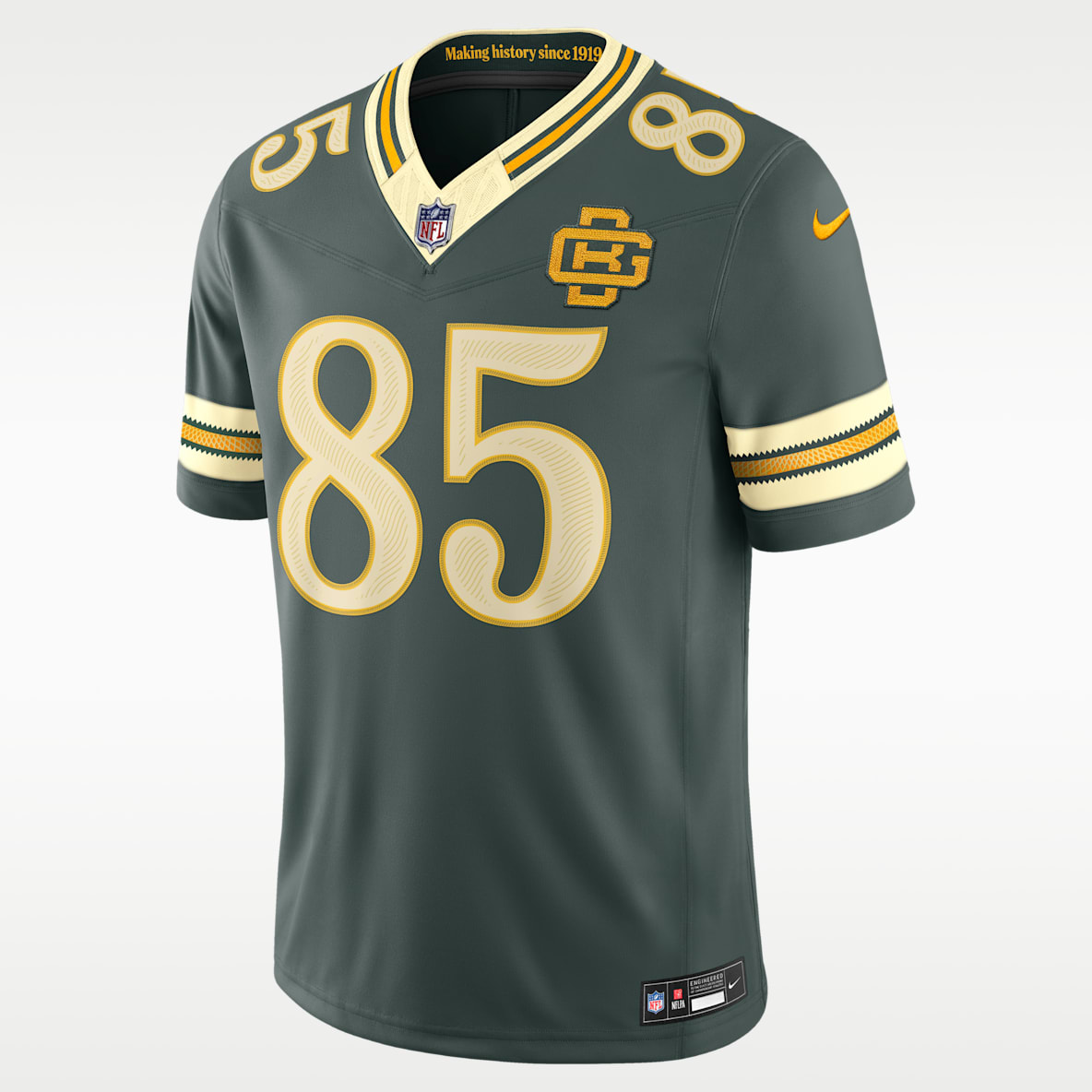 Tucker Kraft Green Bay Packers Rivalries Collection Men's Nike Dri-FIT NFL Limited Jersey