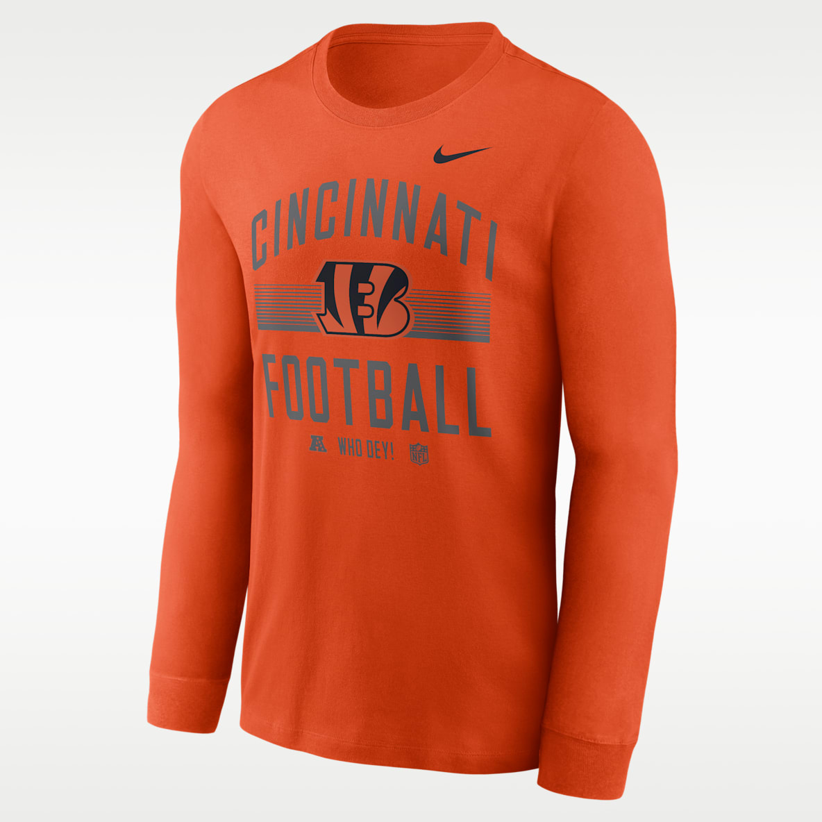 Cincinnati Bengals Essential Men's Nike Dri-FIT NFL Long-Sleeve T-Shirt
