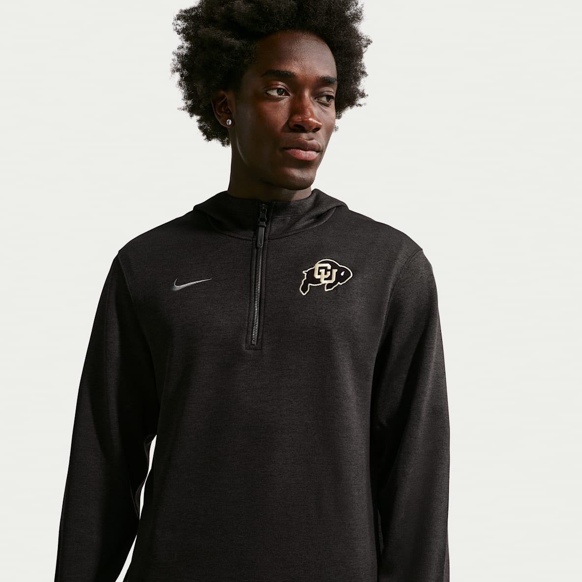 Colorado Buffaloes Nike NCAA Men's Basketball Coaches' Pullover Hoodie