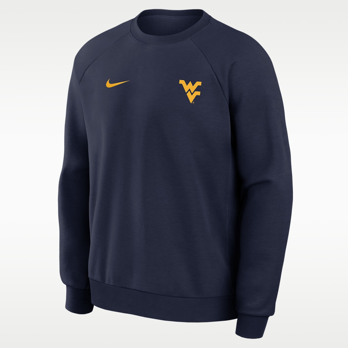 West Virginia Premium Performance Men's Nike Dri-FIT College Pullover Crew