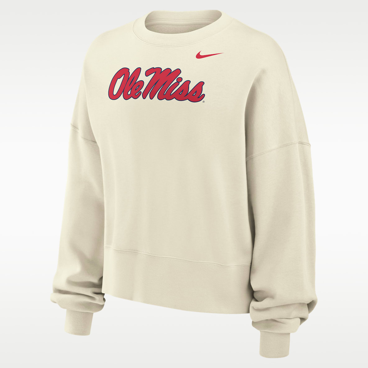 Ole Miss Rebels Phoenix Fleece Women's Nike Football Crew-Neck Sweatshirt