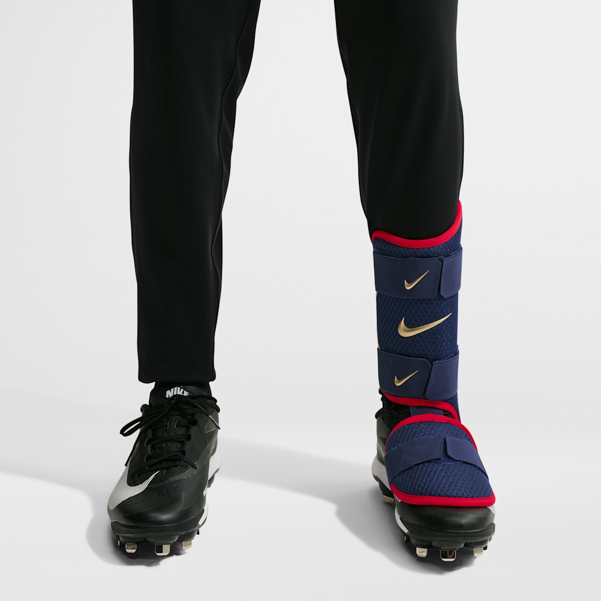 Nike Diamond Protección de pierna para bateador de béisbol (bateador zurdo)