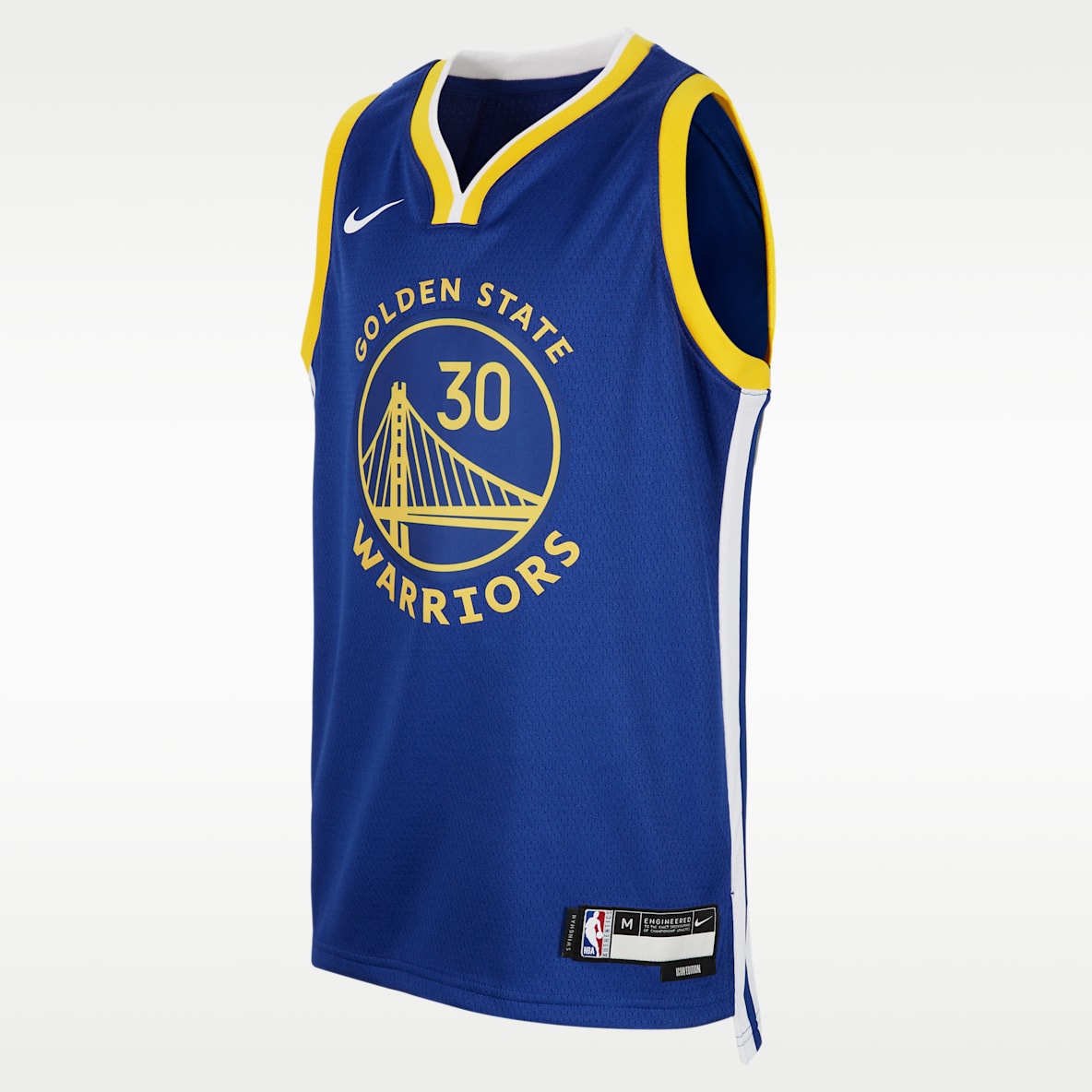 Golden State Warriors 2023/24 Icon Edition Maglia Swingman Nike NBA – Ragazzo/a