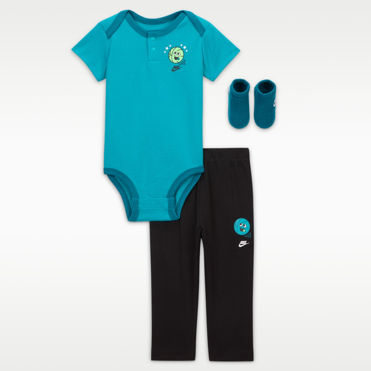 Nike Baby (6-12M) 3-Piece Multisport Mini Boxed Set