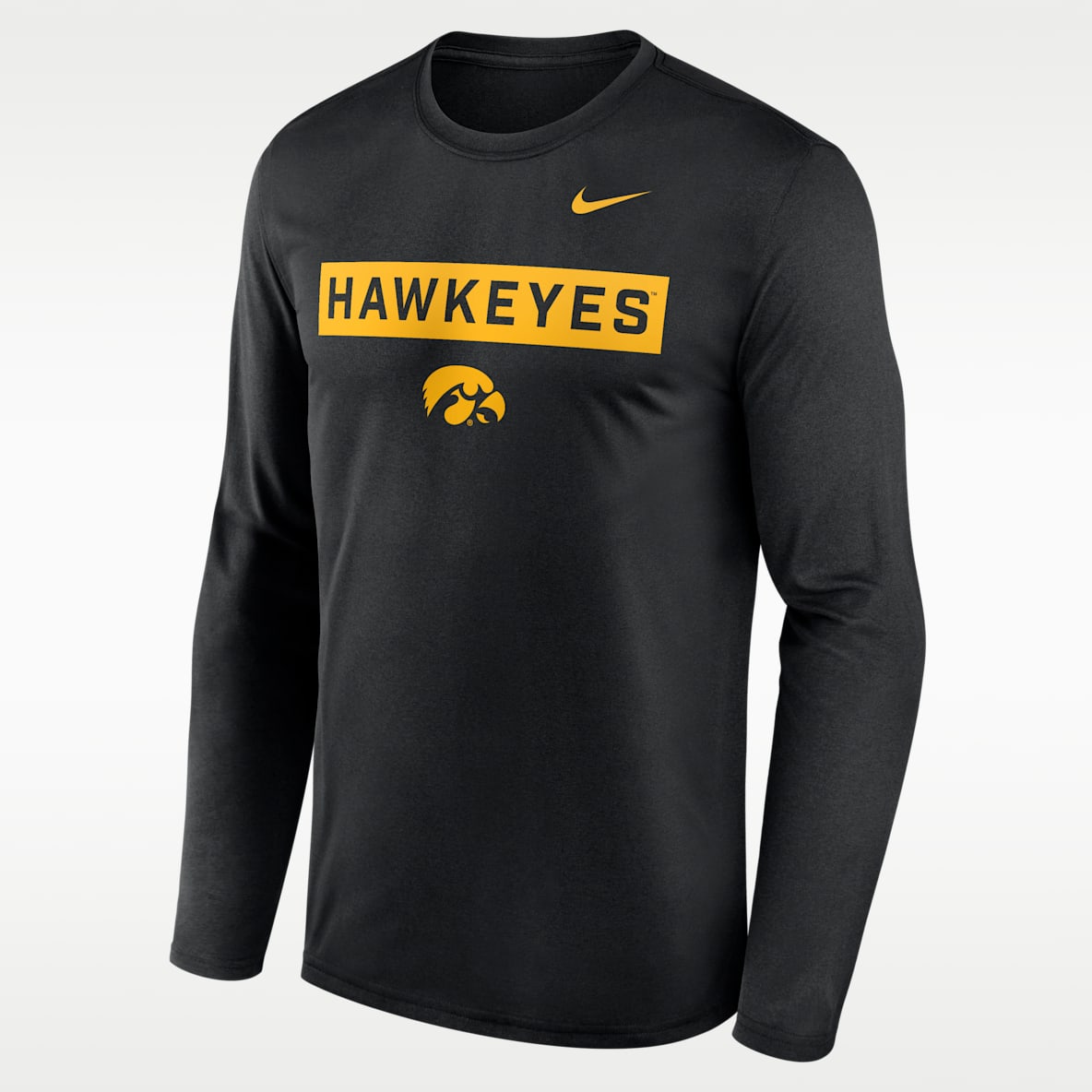 Iowa Primetime Legend 2-Hit Men's Nike Dri-FIT College Long-Sleeve T-Shirt