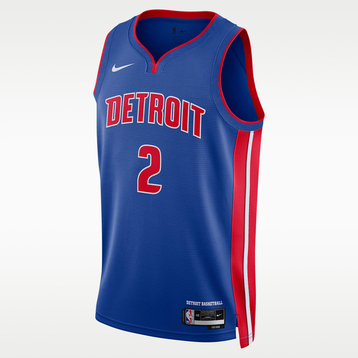 Detroit Pistons Icon Edition Men's Nike Dri-FIT NBA Swingman Jersey