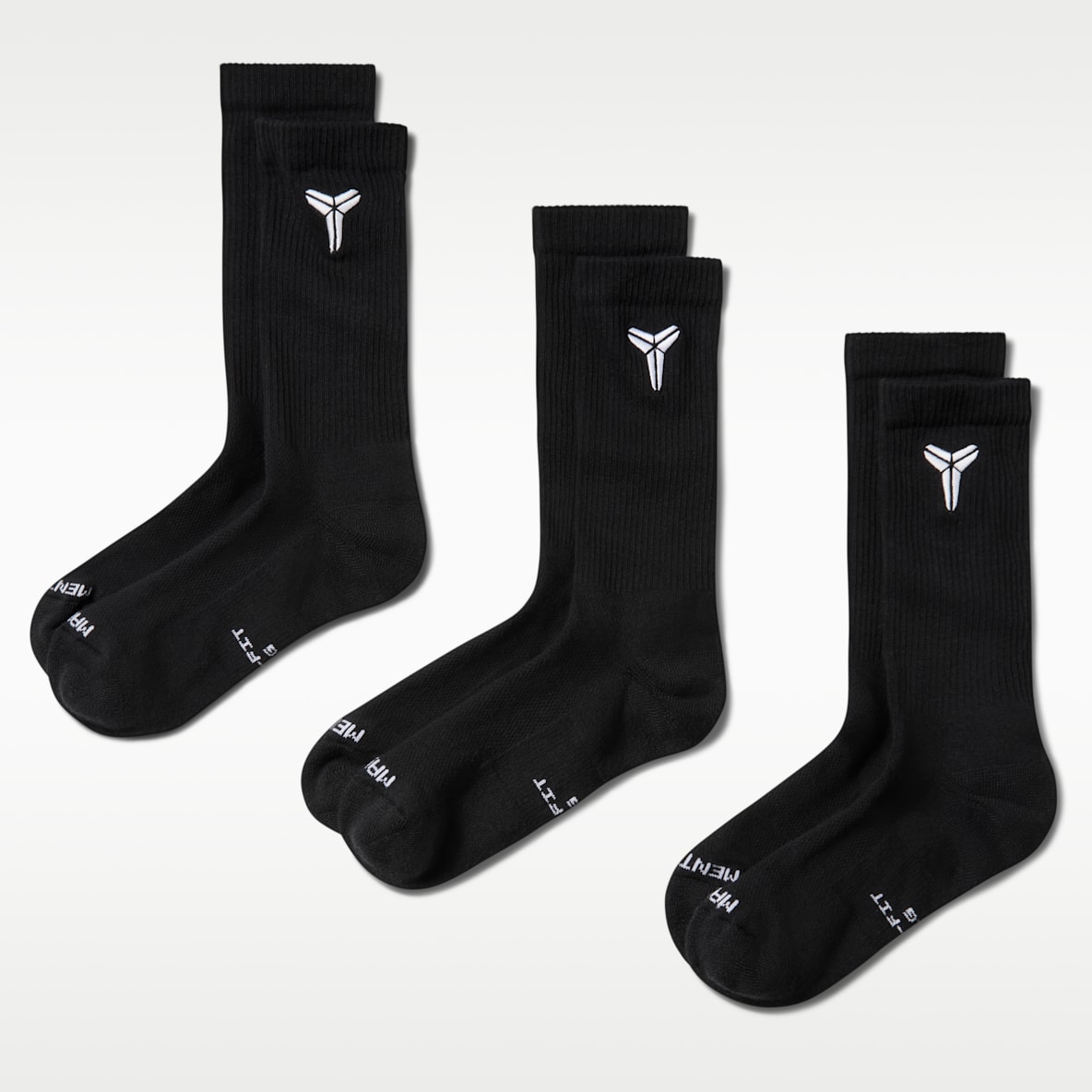 Nike エブリデイ エレベーテッド "Kobe" クルー ソックス (3足)