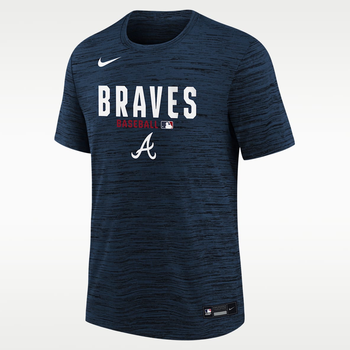 Atlanta Braves Authentic Collection Velocity Big Kids' Nike Dri-FIT MLB T-Shirt