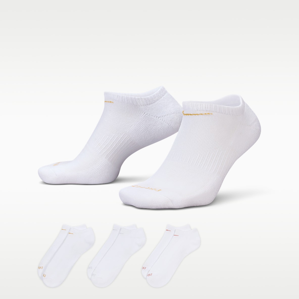 Nike Everyday Plus Cushion Training No-Show Socks (3 Pairs)