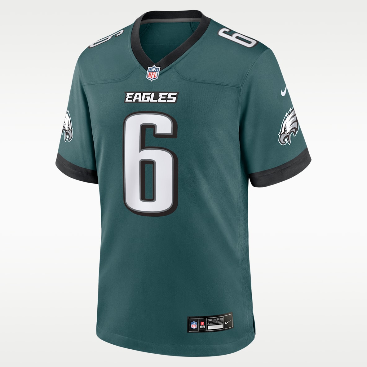 DeVonta Smith Philadelphia Eagles Men's Nike NFL Game Jersey