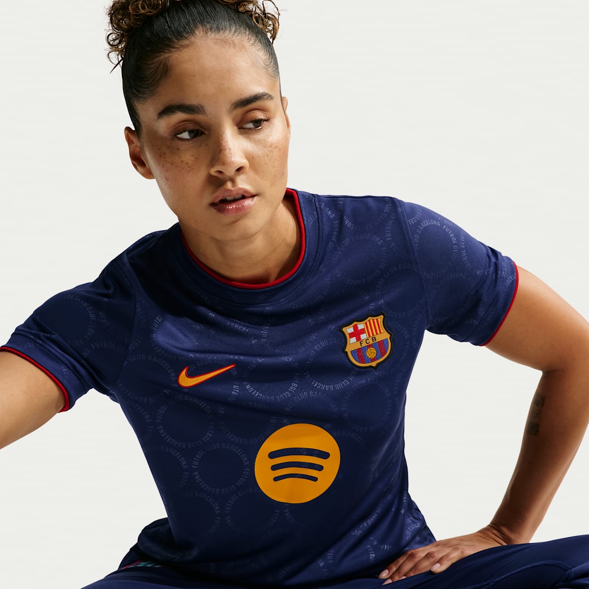 F.C. Barcelona Third Women's Nike Dri-FIT Football Pre-Match Top