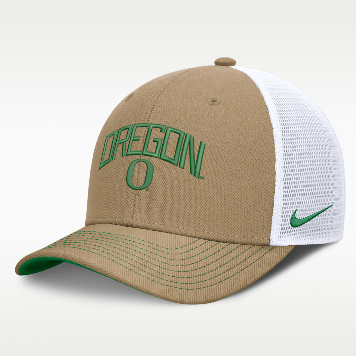 Oregon Primetime Arched Men's Nike Dri-FIT College Trucker Adjustable Hat