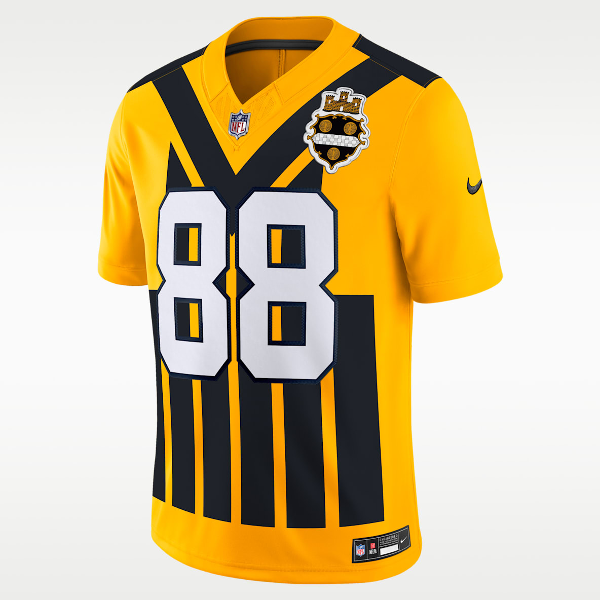 Pat Freiermuth Pittsburgh Steelers Men's Nike Dri-FIT NFL Limited Jersey