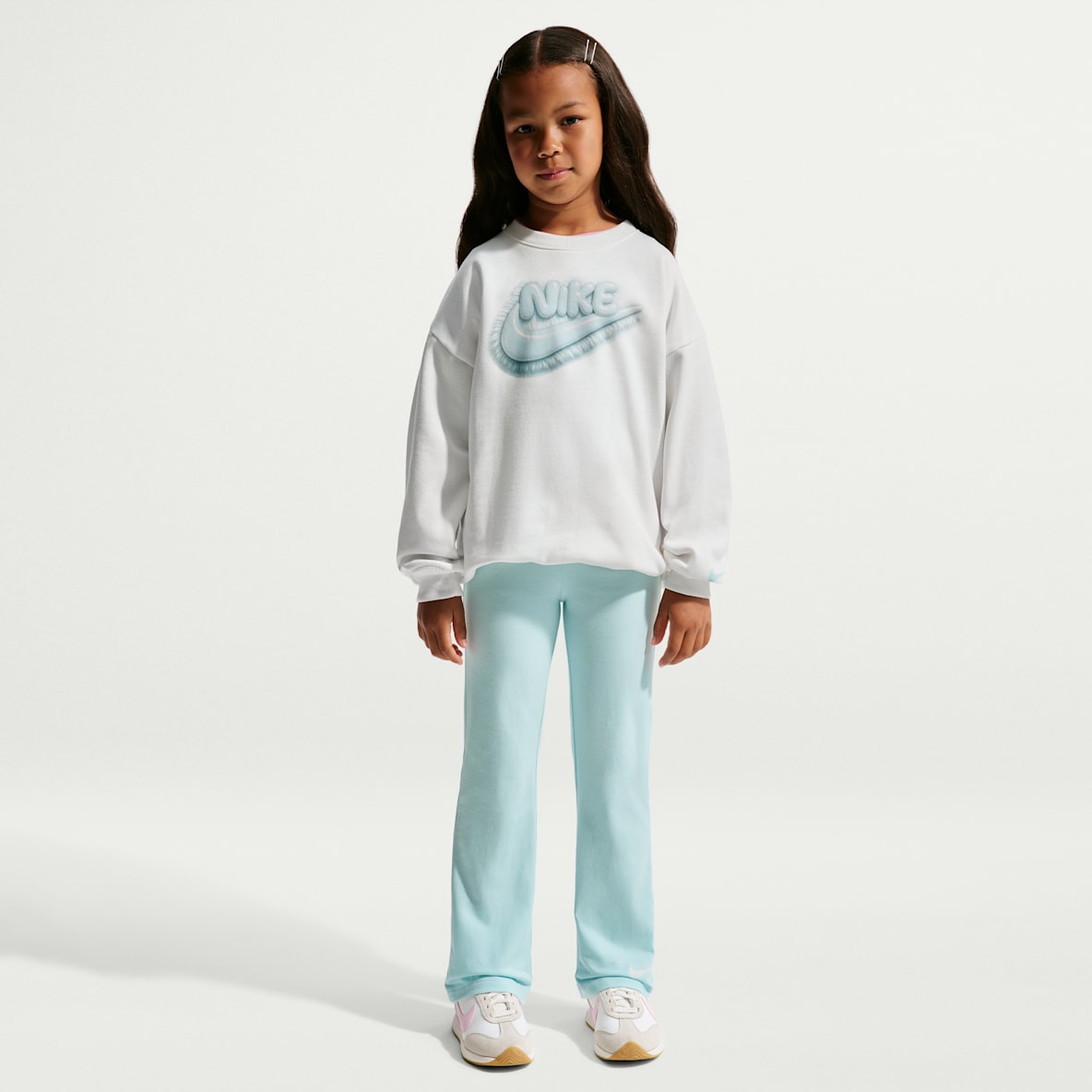 Nike Little Kids' Dream Float Boyfriend Crew and Leggings Set