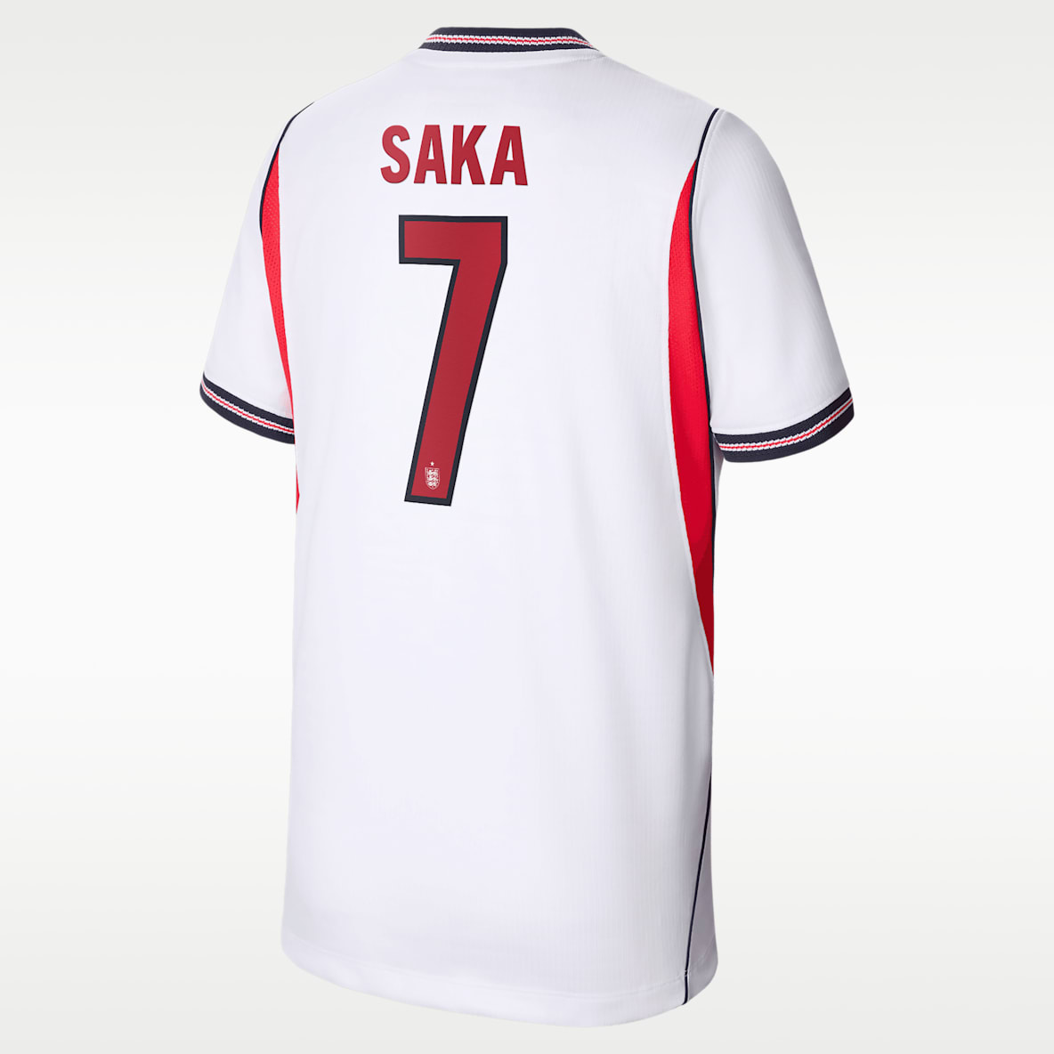 Bukayo Saka England National Team 2026 Stadium Home Jersey de fútbol Nike Dri-FIT para niños talla grande