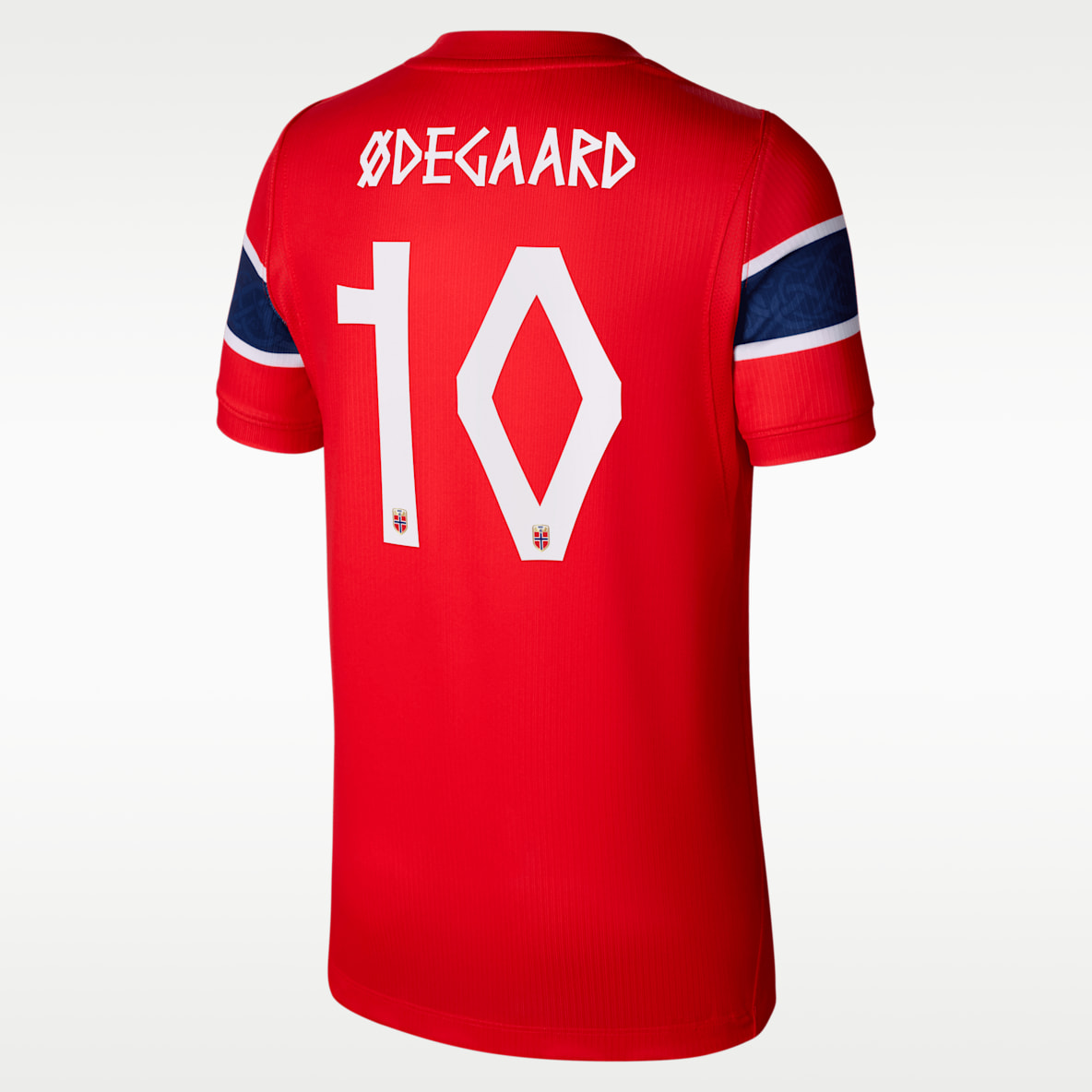 Martin ÿdegaard Norway National Team 2026 Stadium Home Big Kids' Nike Dri-FIT Soccer Jersey