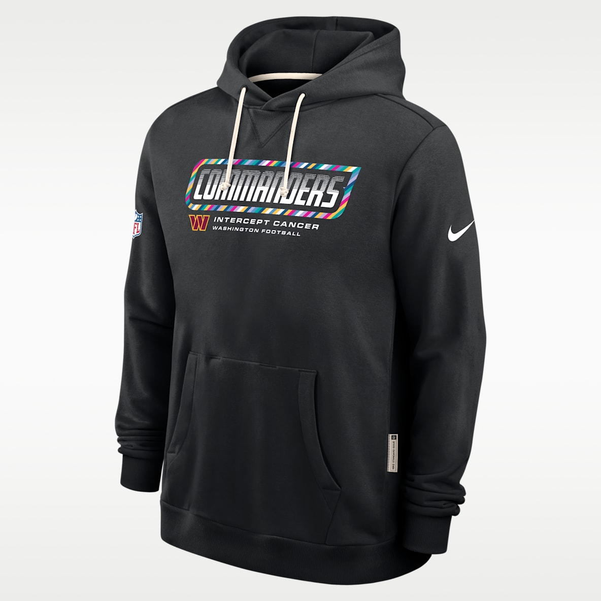 Washington Commanders Crucial Catch Sideline Standard Issue Sudadera con gorro sin cierre Nike Dri-FIT de la NFL para hombre