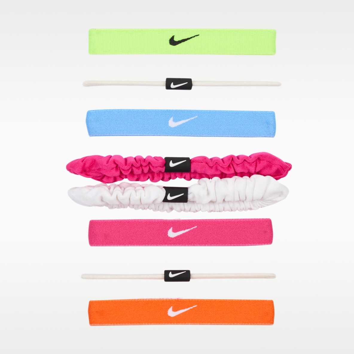 나이키 플렉스 클래식 믹스 헤어 타이(8팩)