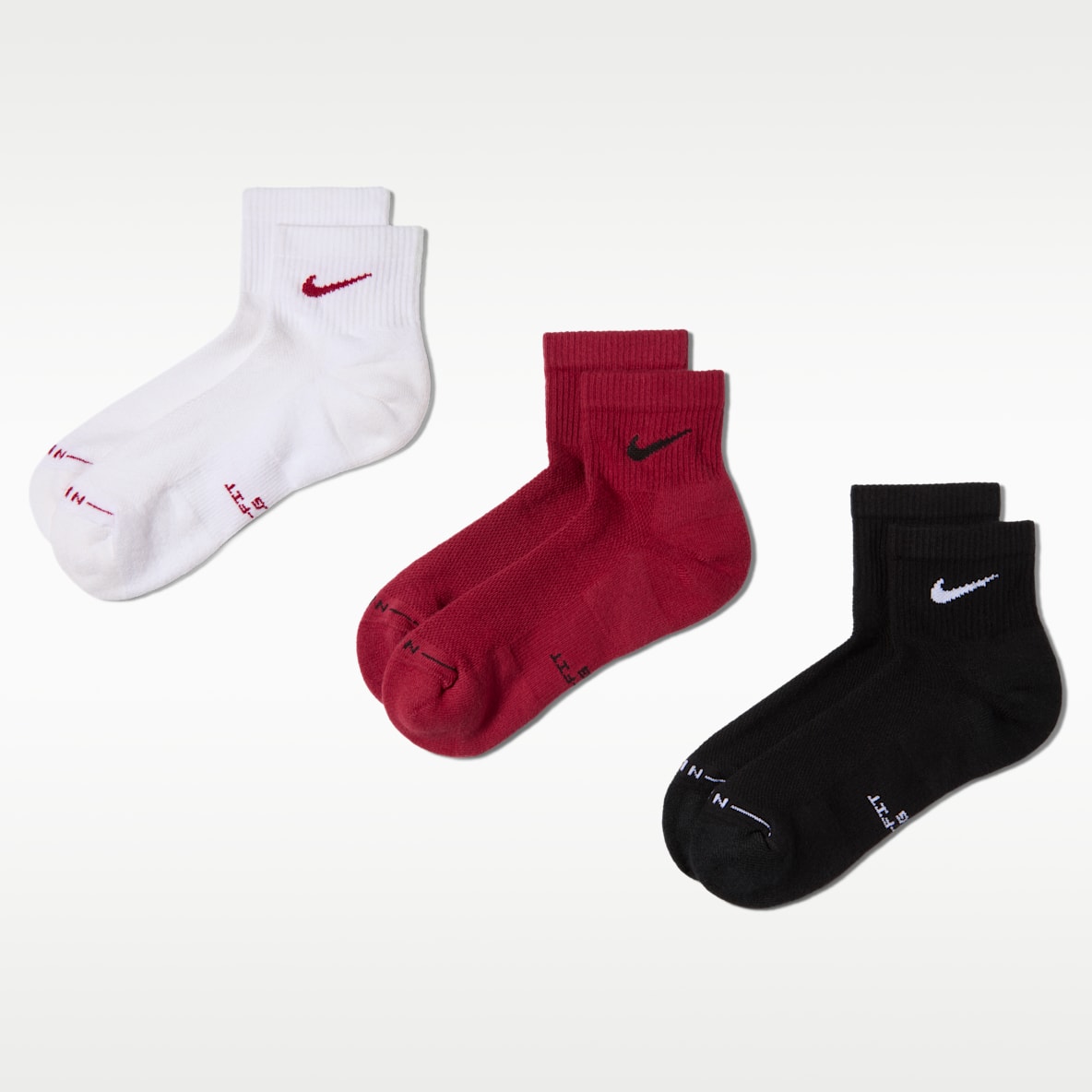 Nike Everyday Elevated Ankle Socks (3 Pairs)