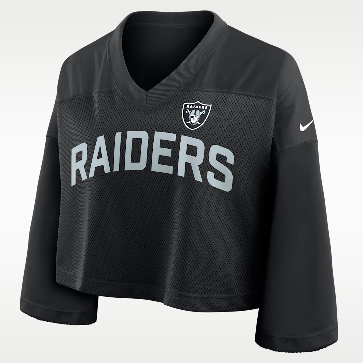 Las Vegas Raiders Wide Receiver Jersey Fashion Women's Nike Dri-FIT NFL Cropped Top
