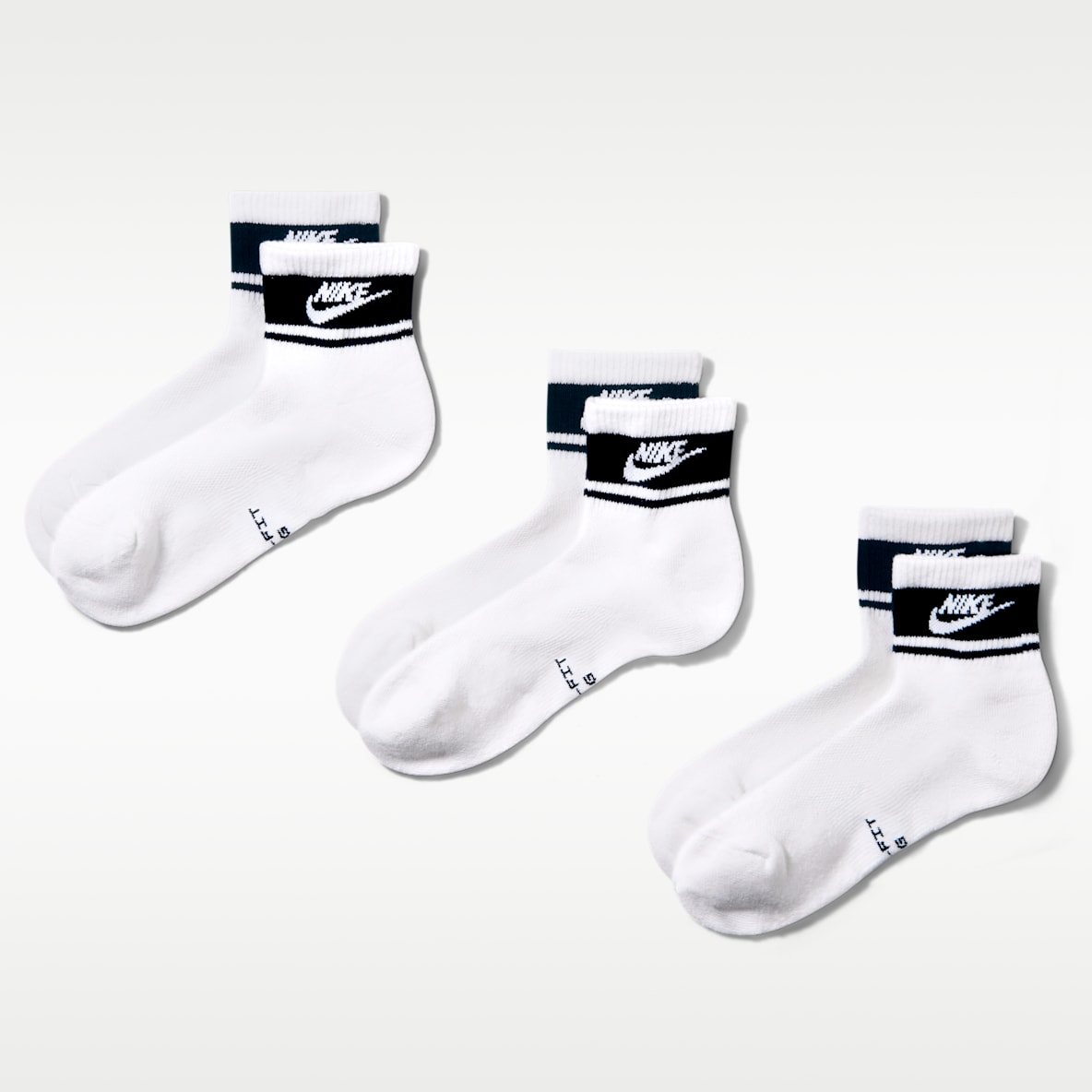 Nike Everyday Elevated Ankle Socks (3 Pairs)