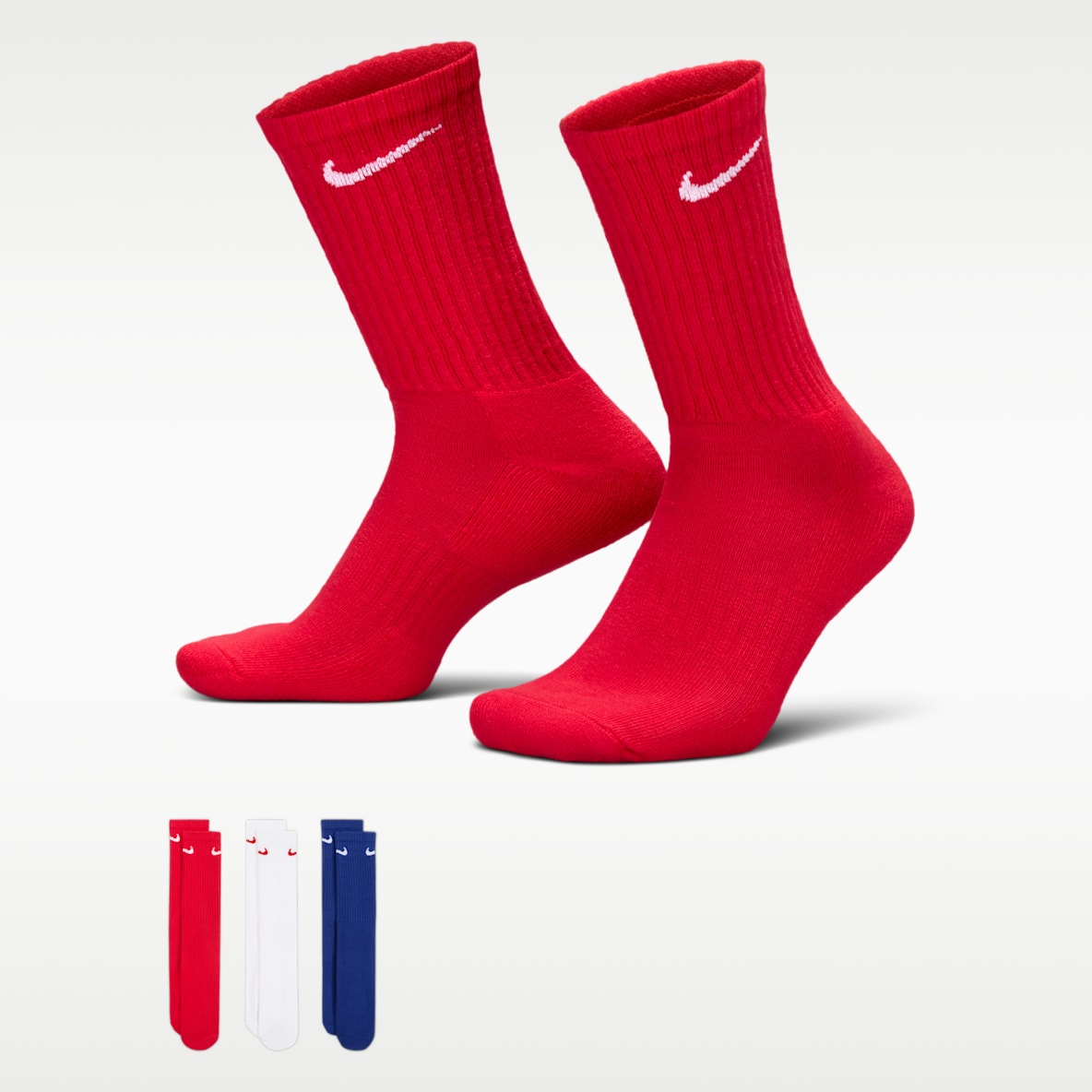 Nike Everyday Cushioned Training Crew Socks (3 Pairs)
