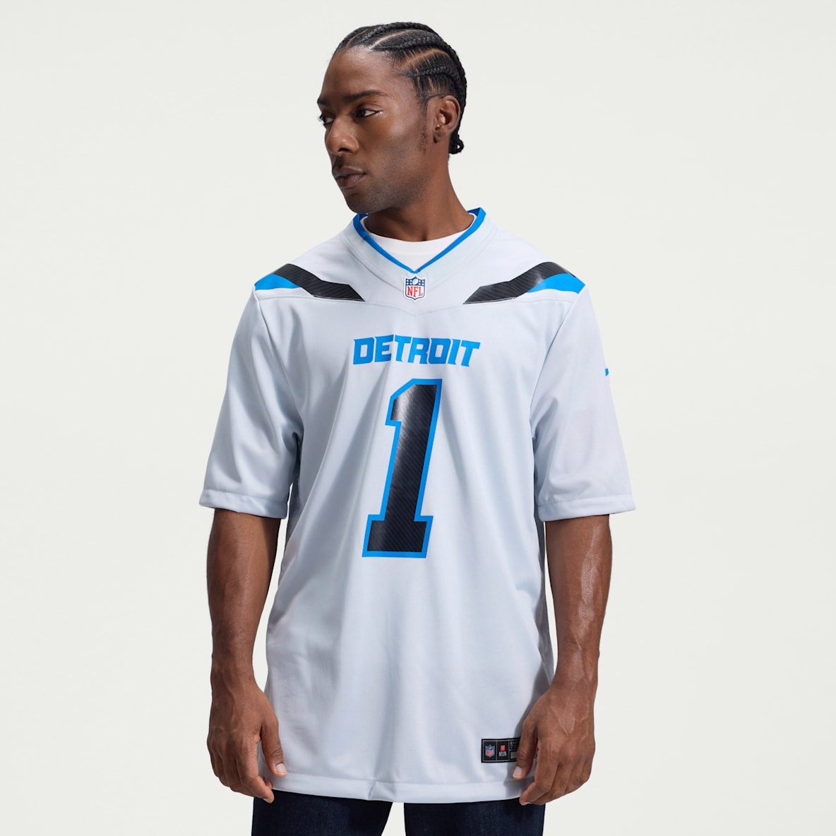 Jameson Williams Detroit Lions Rivalries Collection Men's Nike NFL Game Jersey